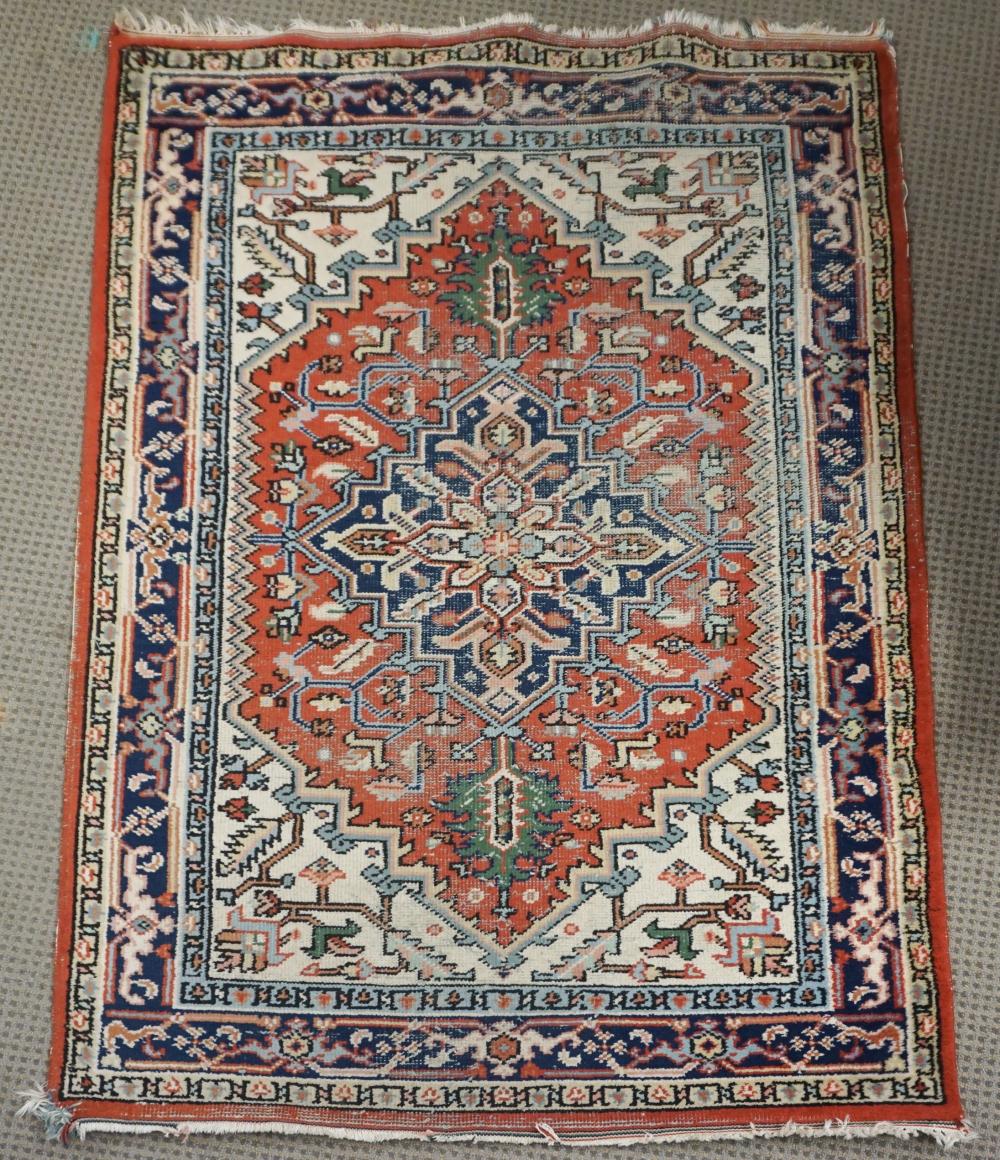 HERIZ RUG, 6 FT X 4 FT 1 INHeriz