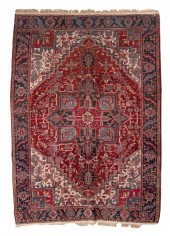 HERIZ RUG: 6’5” X 8’10” CIRCA