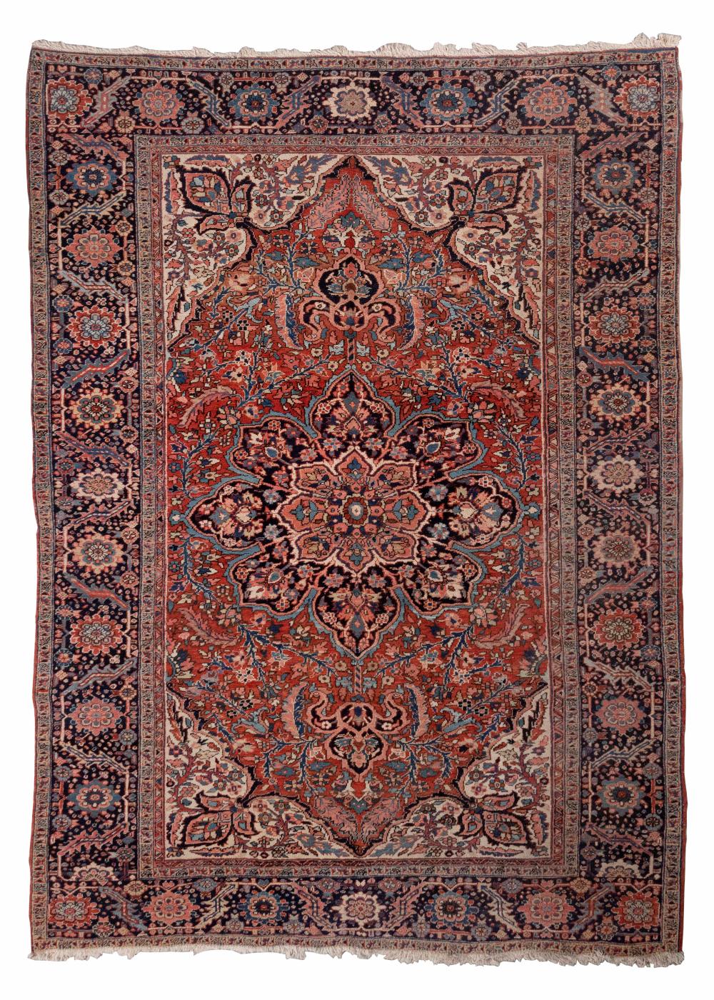 HERIZ RUG: 7’10” X 11’0” CIRCA
