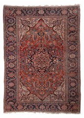 HERIZ RUG: 7’10” X 11’0” CIRCA