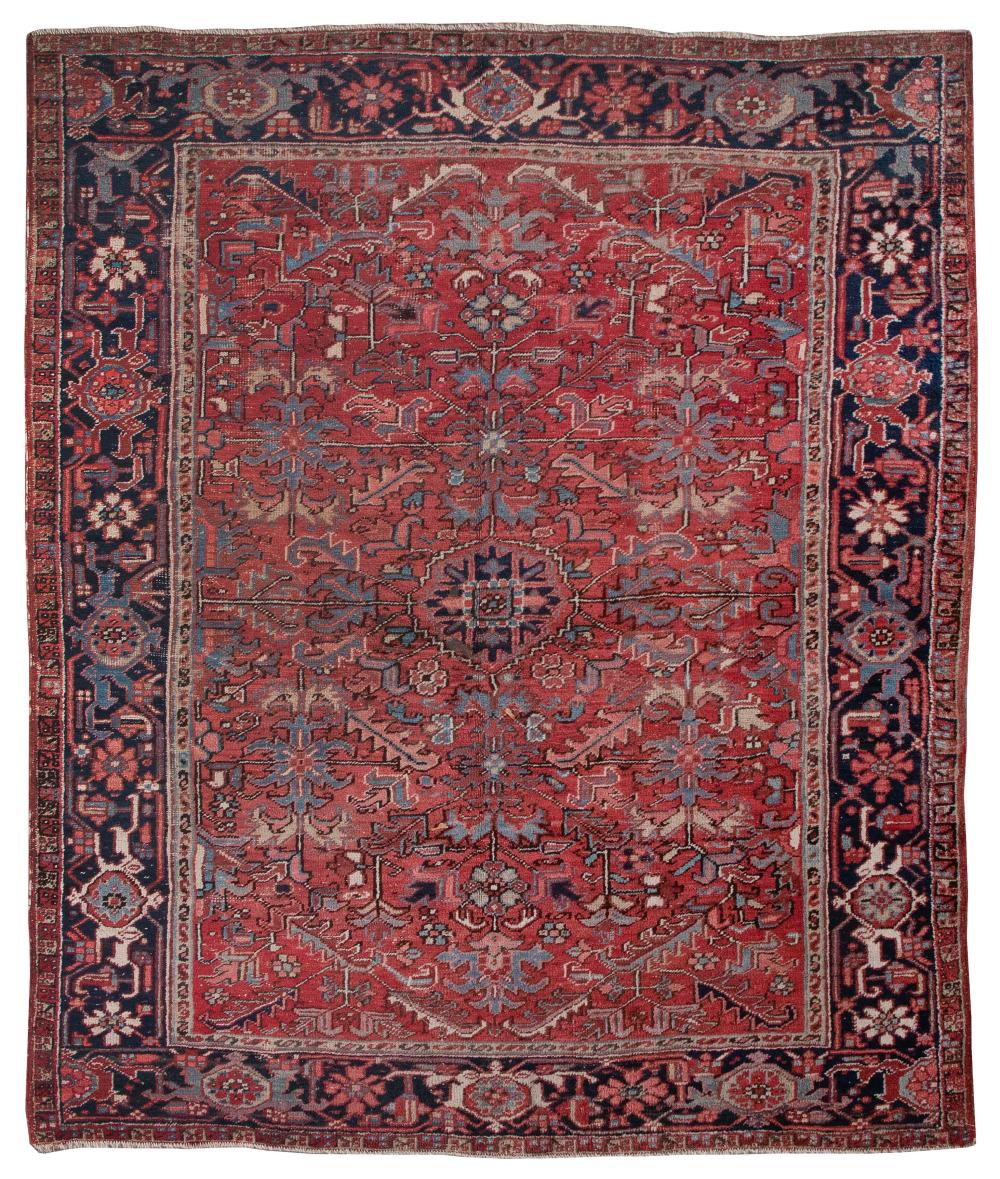 HERIZ RUG: 7’3" X 8’8" CIRCA