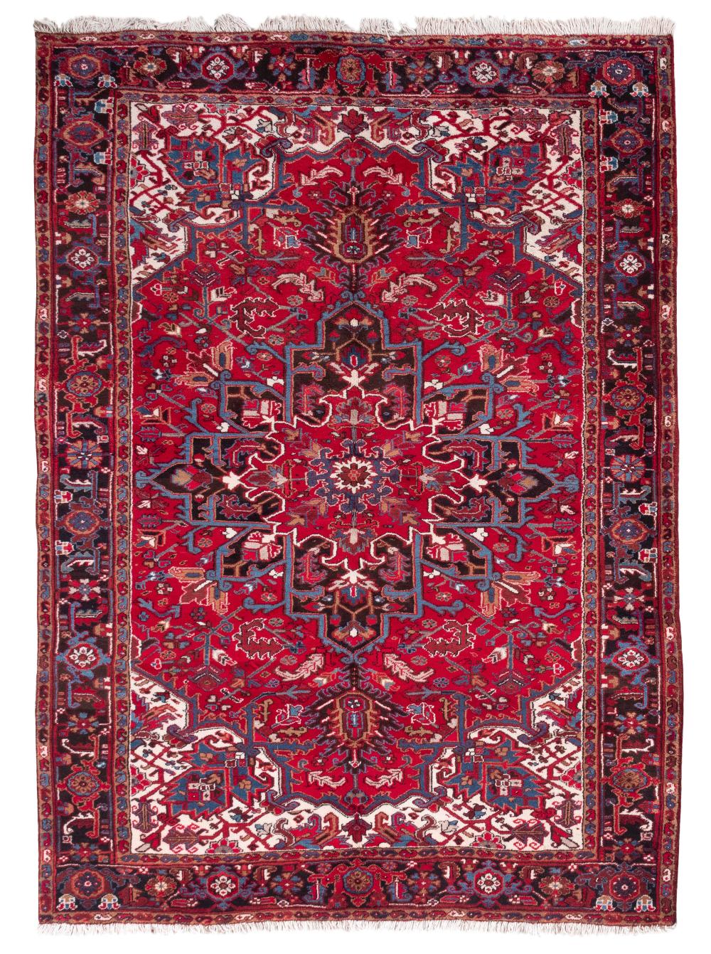 HERIZ RUG: 7’7” X 10’6” SECOND HALF
