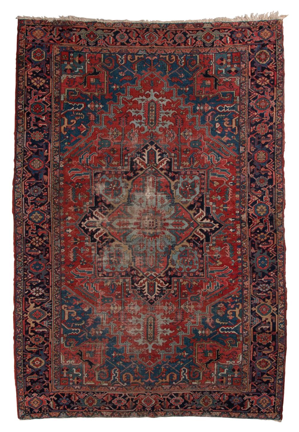 HERIZ RUG: 7’7” X 11’3” CIRCA