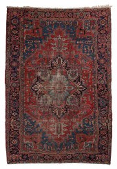 HERIZ RUG: 7’7” X 11’3” CIRCA