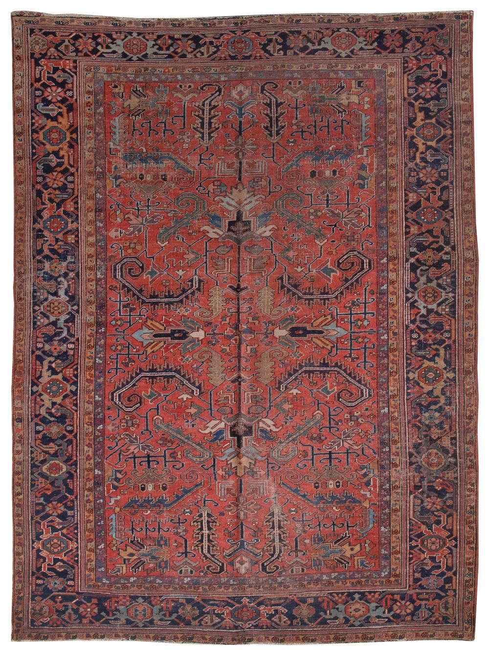 HERIZ RUG: 7’8” X 10’11” CIRCA