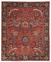 HERIZ RUG: 8'0" X 9'10" 21ST C