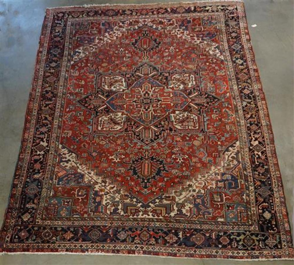 HERIZ RUG, 9 FT 1 IN X 12 FT 4