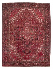 HERIZ RUG: 9’8” X 12’10” THIRD