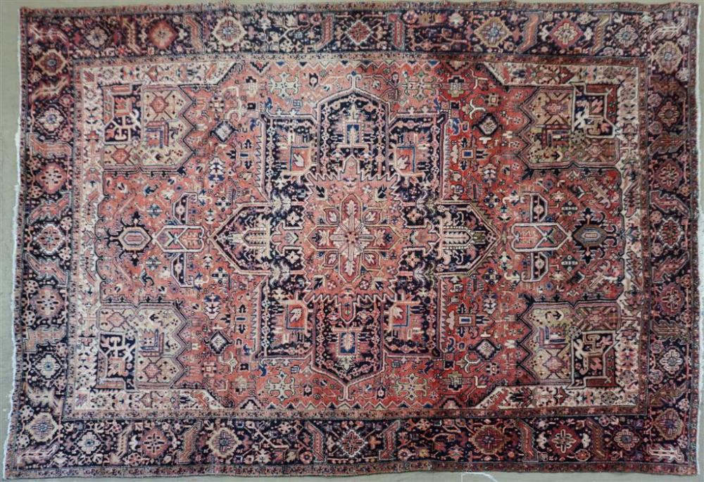 HERIZ RUG, APPROX 12 FT 4 IN X 9