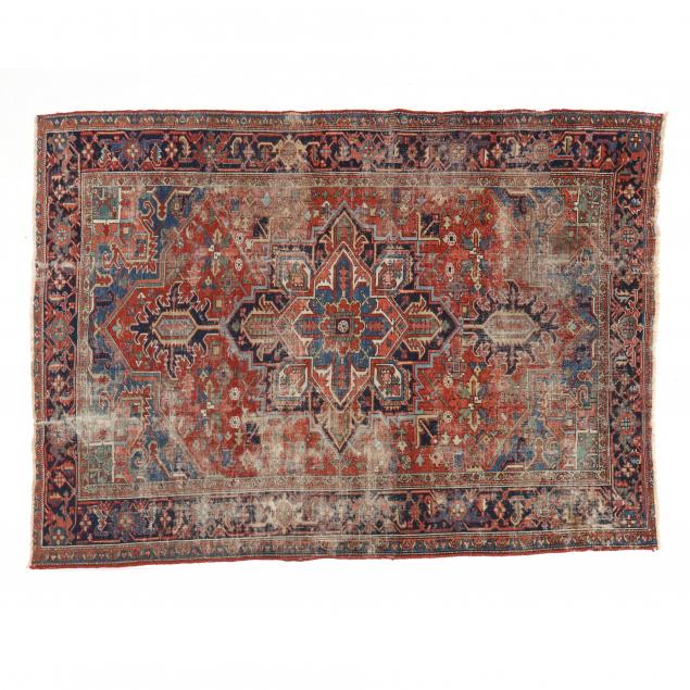 HERIZ RUG Center medallion on red