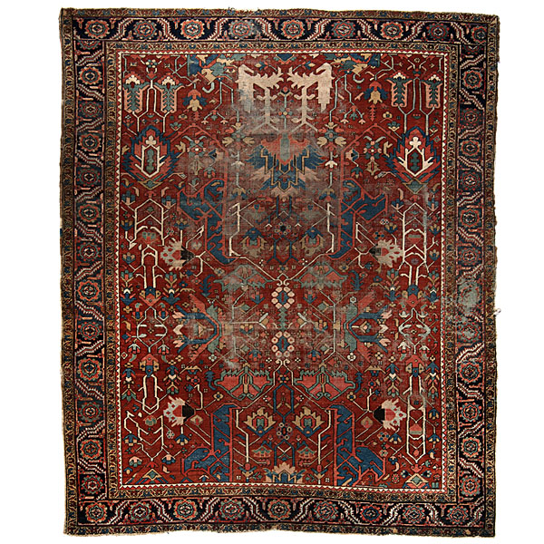 Heriz Rug Persian ca 1910 a Heriz
