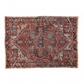 HERIZ RUG Red field with large