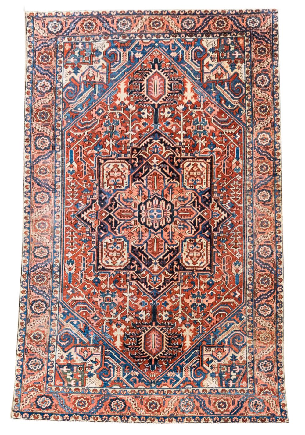 HERIZ RUGwool on cotton; 13' x