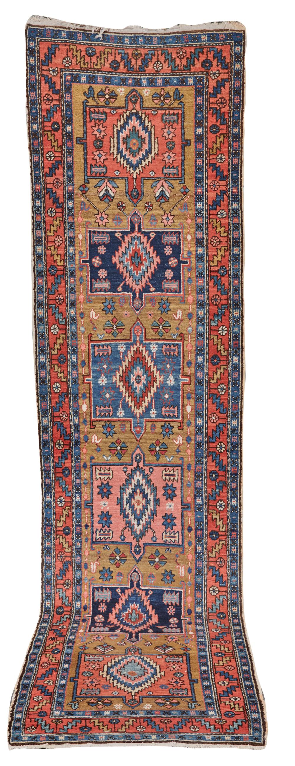 HERIZ RUNNER, PERSIA, CA. 1900Heriz
