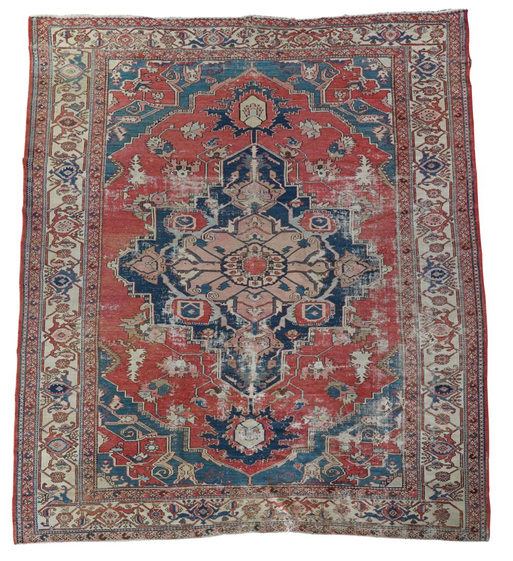 HERIZ SERAPI RUGcirca 1900; wool;