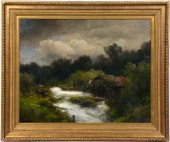 HERMAN HERZOG, OLD MILL WITH S