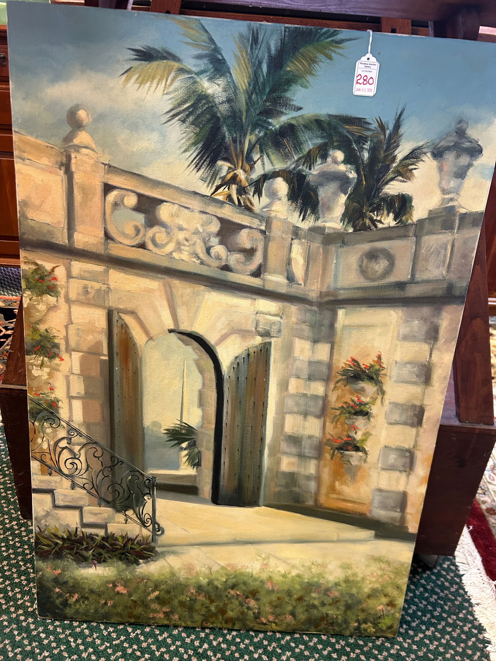 HERMAN KENT OIL ON CANVAS SECRET