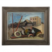 HERMAN MARIL. "JUNK YARD," OIL