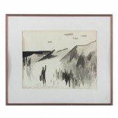 HERMAN MARIL. LANDSCAPE WITH F