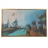 HERMAN MARIL. "THE KITE," OIL
