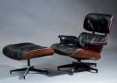 HERMAN MILLER BLACK LEATHER AN