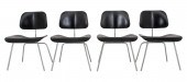 HERMAN MILLER DCM CHAIRS, 4 Ch