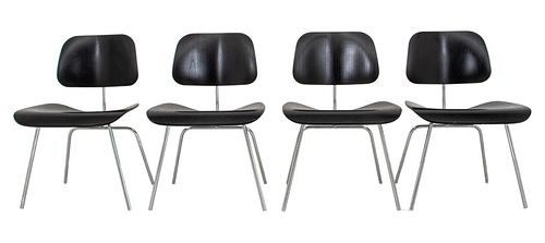HERMAN MILLER DCM CHAIRS,