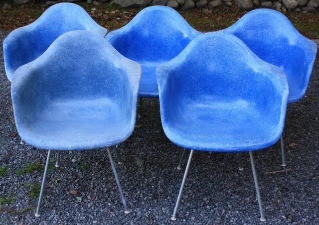 HERMAN MILLER, MID 20TH C SET OF