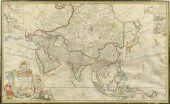 HERMAN MOLL 18TH C. MAP OF ASI