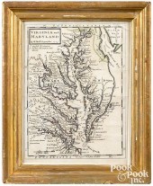 HERMAN MOLL COLOR ENGRAVED MAP