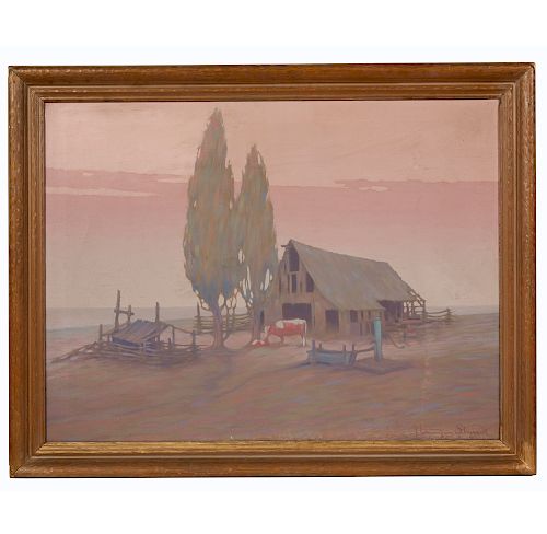 HERMAN STRUCK (1887-1954) PAINTING,