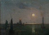 HERMANN HERZOG OIL ON CANVAS M