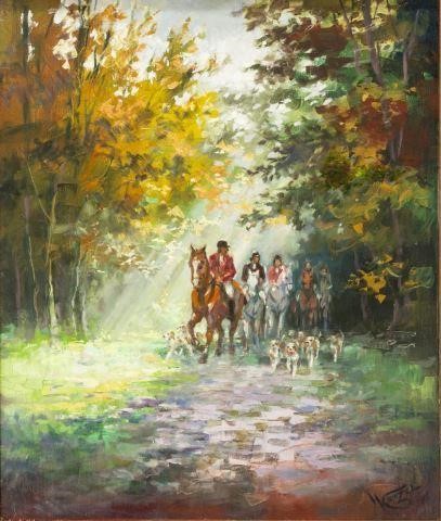 HERMANN KENZEL (1922-C.2003) HUNT