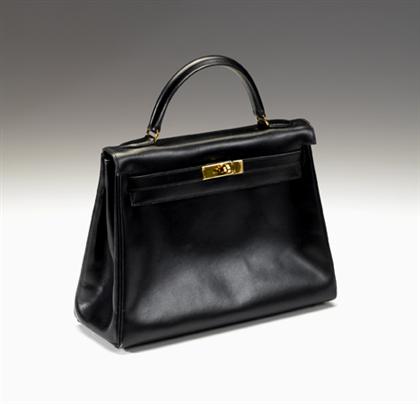HermÃ¨s black calfskin Kelly bag