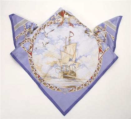 HermÃ¨s "Fregutes Magnifiques" silk
