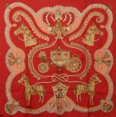 HermÃ¨s "Paperole" silk twill