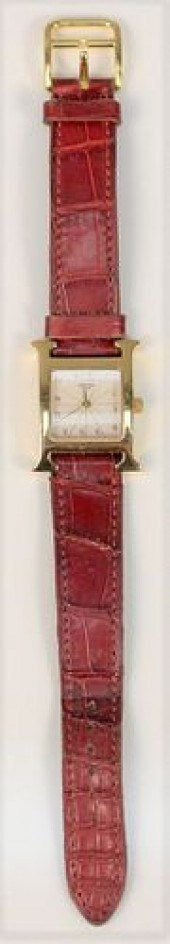 HERMES 18 KARAT GOLD LADIES WR