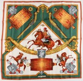 HERMES 1821 SILK J ABADIE SCAR