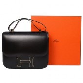 HERMES 29CM LEATHER CARTABLE C