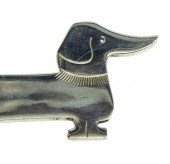 HERMES 925-950 SILVER DACHSHUN