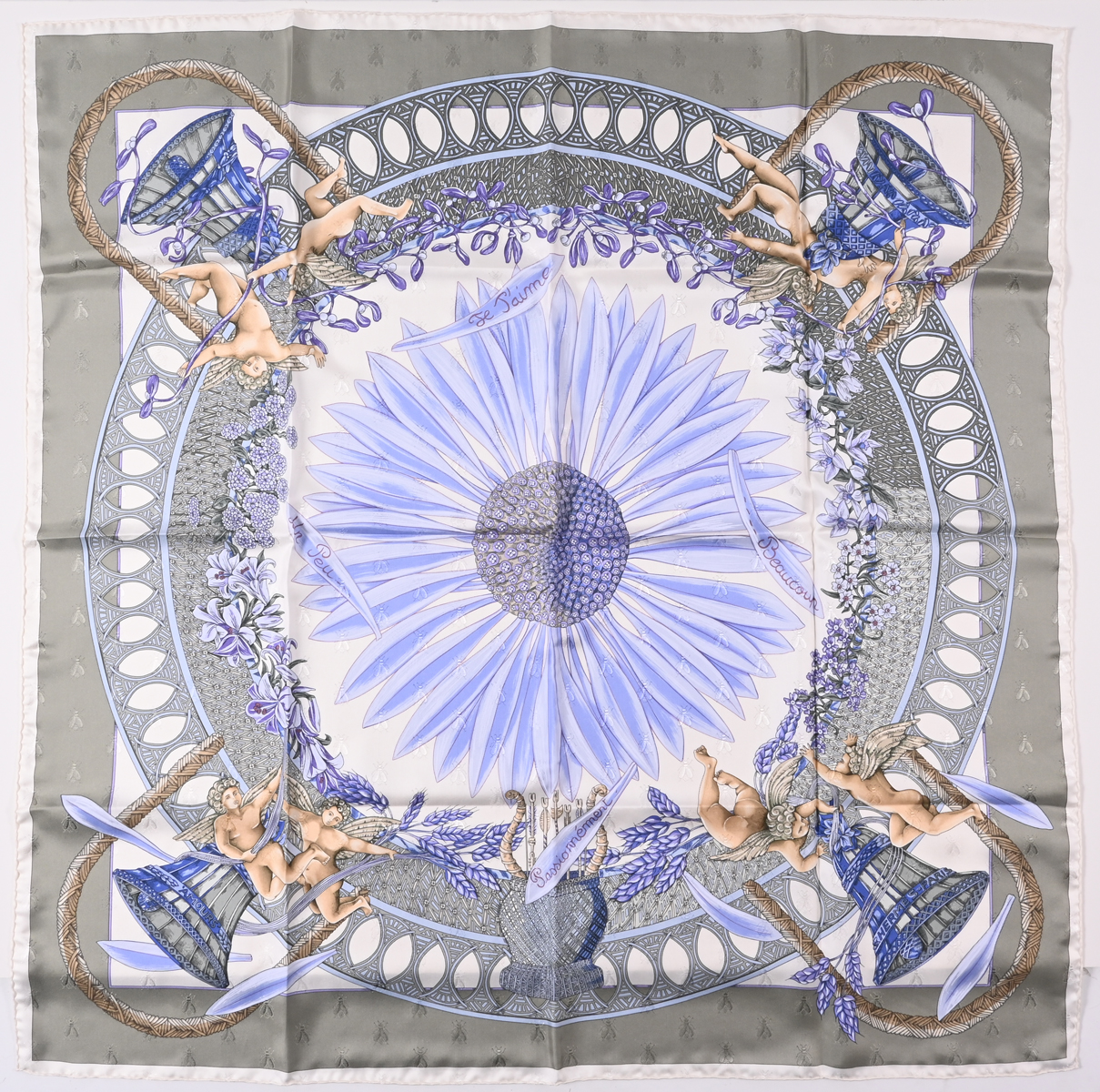 HERMES AMOURS BEE SILK SCARF: