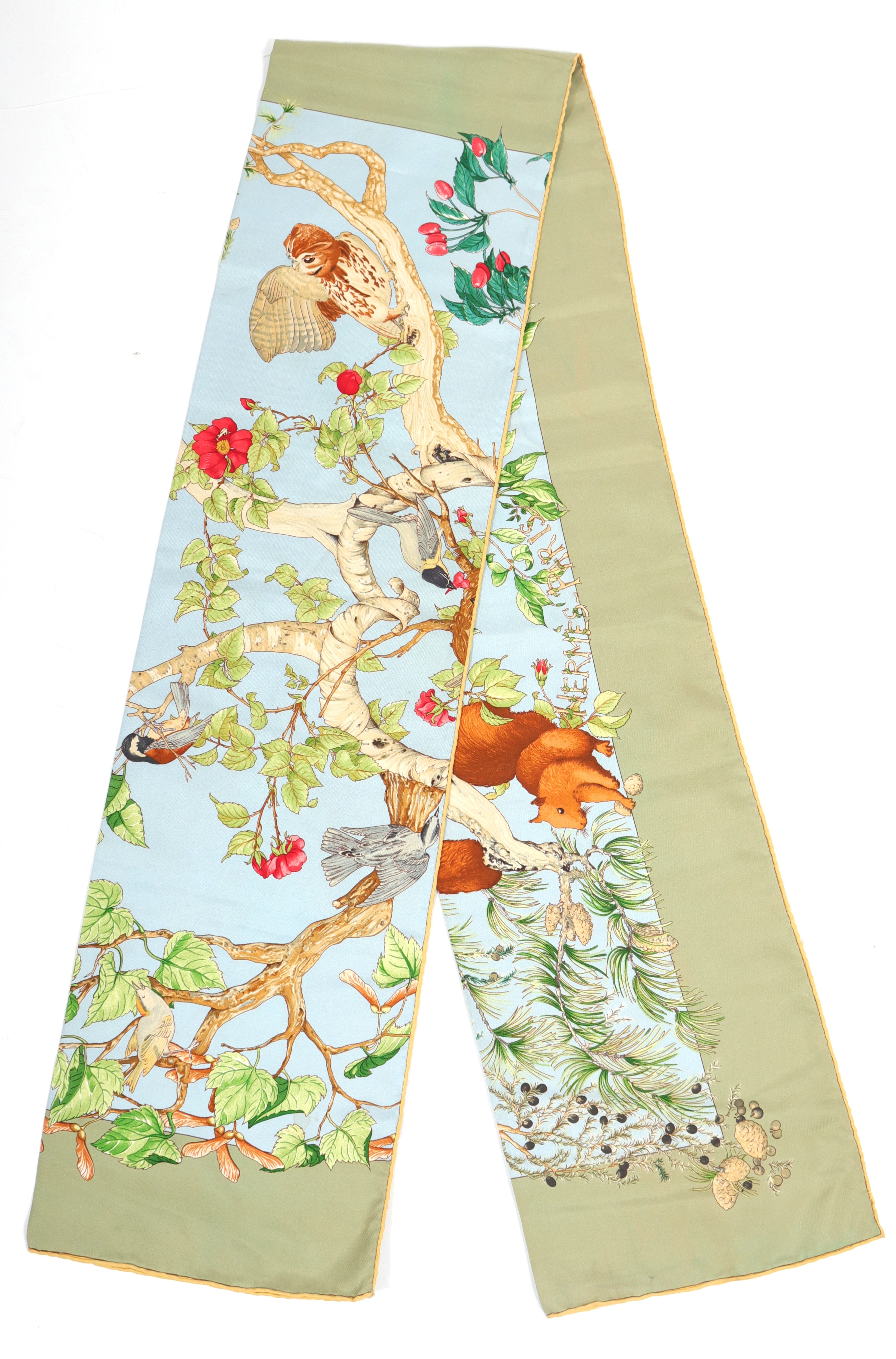 HERMES "AU COEUR DES BOIS" SILK