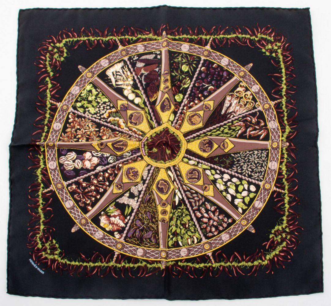 HERMES "AUX PAYS DES EPICES" SILK