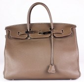 HERMES BIRKIN 40CM ETOUPE HAND