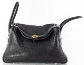 HERMES BLACK CLEMENCE LEATHER