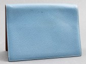 HERMES BLUE LEATHER AGENDA COV