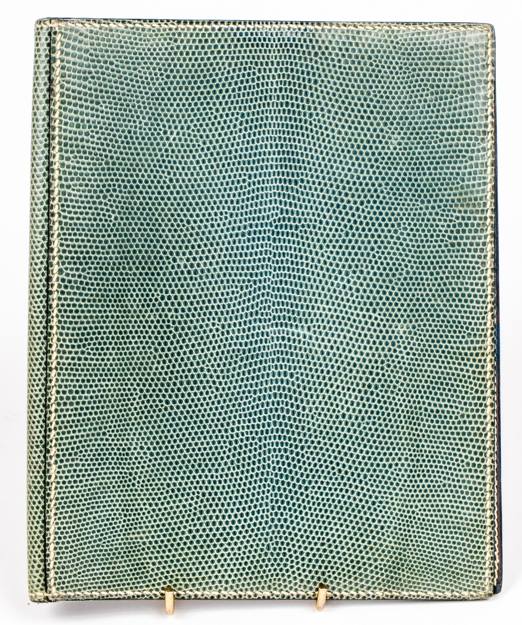 HERMES BLUE LIZARD GM SIMPLE AGENDA
