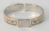 HERMES BRACELET, WITH INSET PE