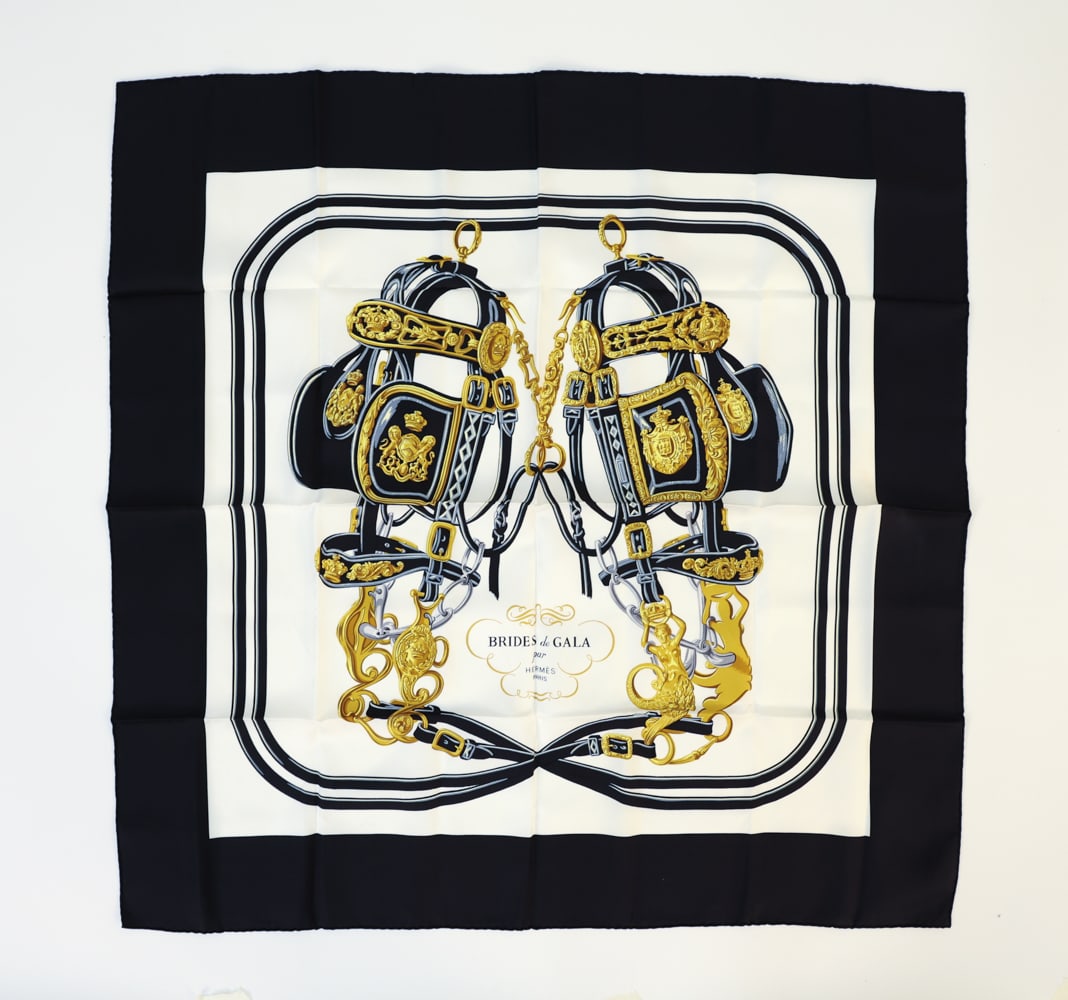 HERMES 'BRIDES DE GALA' SILK