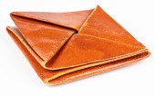HERMES BROWN LEATHER ZULU COIN